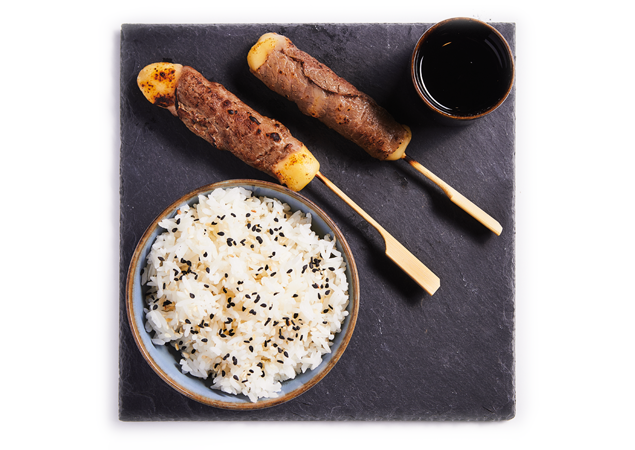 Yakitori - Brochettes boeuf fromage