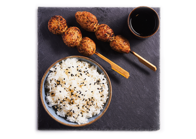 Yakitori - Brochettes de boulettes de poulet