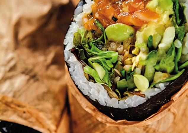 Sushi Burrito Saumon