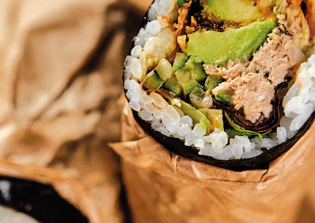 Sushi Burrito Thon cuit